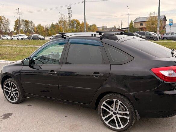 2014 Lada (ВАЗ) Granta I, чёрный, 490000 рублей - вид 5