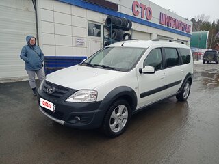 2019 Lada (ВАЗ) Largus Cross I, белый, 1150000 рублей, вид 1