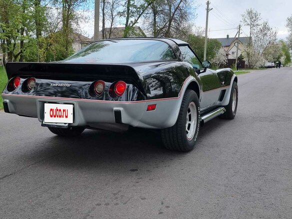 1978 Chevrolet Corvette C3, чёрный, 7100000 рублей - вид 4