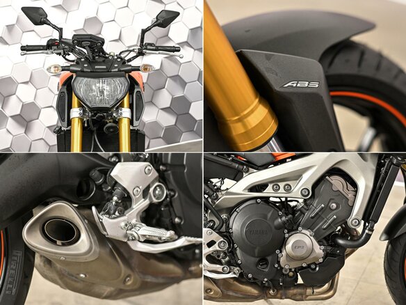 2014 Yamaha MT-09 (FZ-09), оранжевый - вид 9