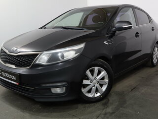 2015 Kia Rio III Рестайлинг, чёрный, 829000 рублей, вид 3