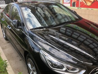 2019 Hyundai Sonata VII (LF) Рестайлинг, чёрный, 2100000 рублей, вид 2