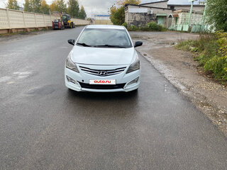 2016 Hyundai Solaris I Рестайлинг, белый, 590000 рублей, вид 1