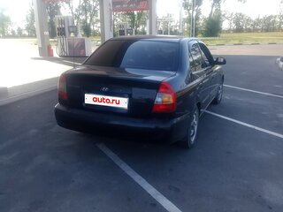 2008 Hyundai Accent ТагАЗ II, чёрный, 380000 рублей, вид 5