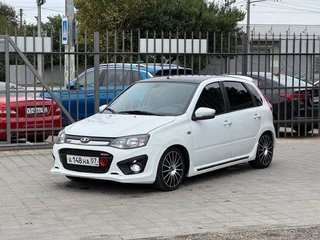 2016 Lada (ВАЗ) Kalina Sport II, белый, 850000 рублей, вид 3