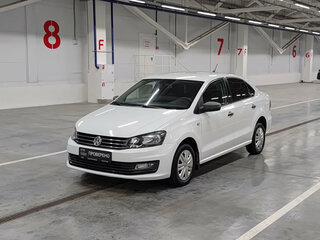 2017 Volkswagen Polo V Рестайлинг, белый, 649000 рублей, вид 1
