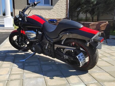 2006 Yamaha XV 1700 Warrior, чёрный, 500000 рублей, вид 2