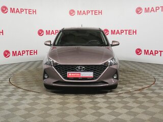 2020 Hyundai Solaris II Рестайлинг, коричневый, 1691000 рублей, вид 2