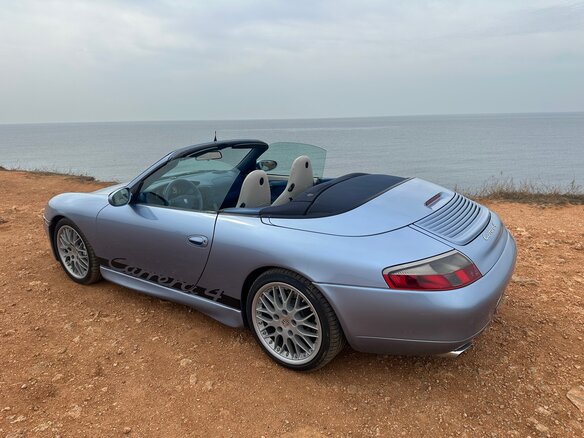 1999 Porsche 911 Carrera 4 V (996), голубой, 3900000 рублей - вид 7