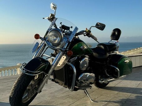 1999 Kawasaki VN1500 Vulcan, зелёный, 550000 рублей, вид 4