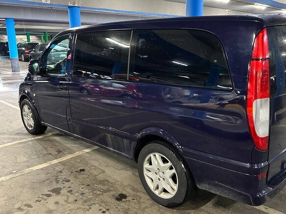 2006 Mercedes-Benz Vito 111 CDI L3 II (W639), фиолетовый, 1160000 рублей - вид 4