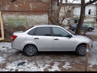 2017 Lada (ВАЗ) Granta I, серебристый, 470000 рублей, вид 1
