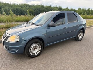 2011 Renault Logan I Рестайлинг, синий, 350000 рублей, вид 3