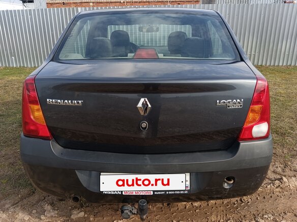 2008 Renault Logan I, серый - вид 3