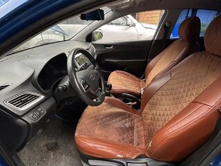 2019 Hyundai Solaris II, синий, 900000 рублей, вид 4