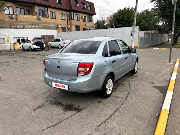 2012 Lada (ВАЗ) Granta I, голубой, 520000 рублей - вид 6