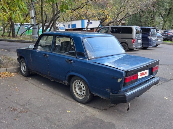 2004 Lada (ВАЗ) 2107, синий, 90000 рублей - вид 4