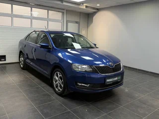 2017 Skoda Rapid I Рестайлинг, синий, 1475000 рублей, вид 3