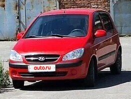 2008 Hyundai Getz I Рестайлинг, красный, 420000 рублей, вид 1