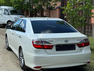 2016 Toyota Camry VII (XV50) Рестайлинг, белый, 1800000 рублей, вид 5