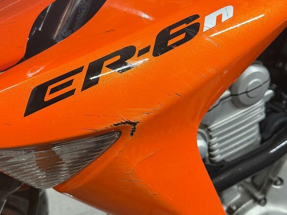2007 Kawasaki ER-6N, оранжевый, 299999 рублей - вид 5
