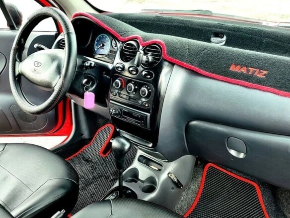 2006 Daewoo Matiz I Рестайлинг, красный, 300000 рублей - вид 10
