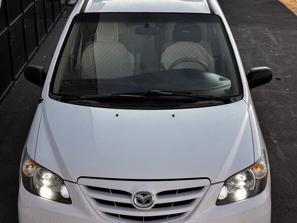 2006 Mazda MPV II (LW) Рестайлинг, белый, 870000 рублей - вид 2