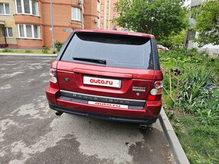 2007 Land Rover Range Rover Sport Supercharged I, красный, 1350000 рублей, вид 3