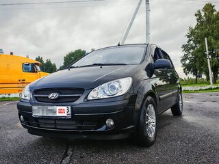 2008 Hyundai Getz I Рестайлинг, чёрный, 565000 рублей, вид 2