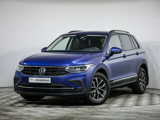 2021 Volkswagen Tiguan II Рестайлинг, синий, 2449000 рублей, вид 1