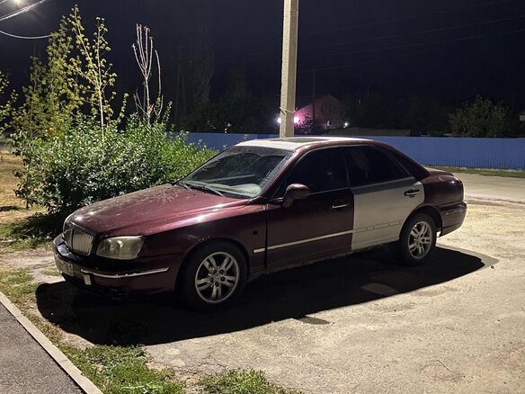 2004 Hyundai XG I Рестайлинг, пурпурный, 200000 рублей - вид 3