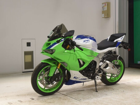 2024 Kawasaki ZX-6 Ninja, зелёный, 1450000 рублей, вид 4