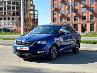 2019 Skoda Rapid I Рестайлинг, синий, 1100000 рублей, вид 3