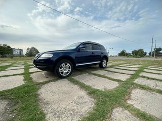 2004 Volkswagen Touareg I, синий, 1050000 рублей, вид 4