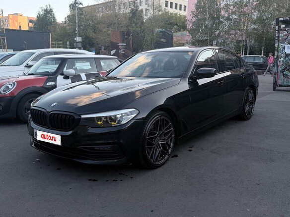 2019 BMW 5 серии 520d VII (G30/G31/G38), чёрный, 2790000 рублей