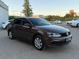 2014 Volkswagen Jetta VI Рестайлинг, коричневый, 1185000 рублей, вид 4