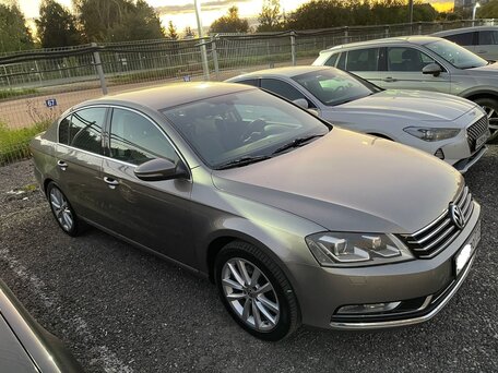 2012 Volkswagen Passat B7, бежевый, 899000 рублей, вид 5