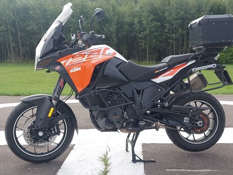 2017 KTM 1290 Super Adventure S, оранжевый, 1150000 рублей, вид 2