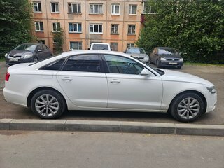 2012 Audi A6 IV (C7), белый, 1570000 рублей, вид 3