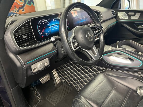 2019 Mercedes-Benz GLS 400 d II (X167), синий, 6200000 рублей - вид 1