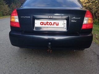 2008 Hyundai Accent ТагАЗ II, чёрный, 420000 рублей, вид 3
