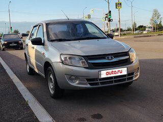 2014 Lada (ВАЗ) Granta I, серебристый, 219000 рублей, вид 3