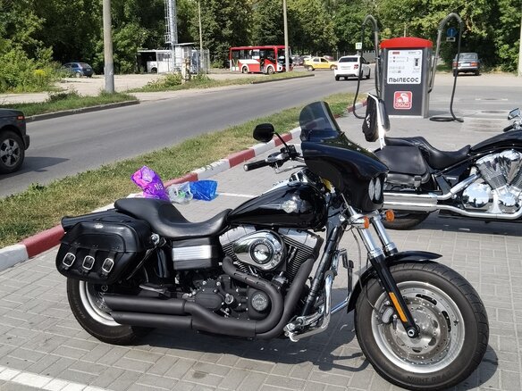 2013 Harley-Davidson Fat Bob, чёрный, 850000 рублей - вид 6