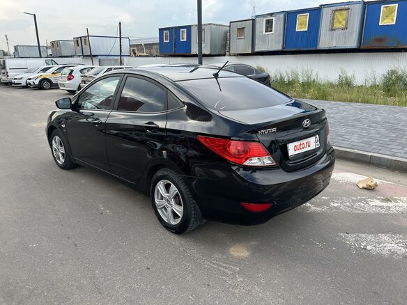 2012 Hyundai Solaris I, чёрный - вид 6