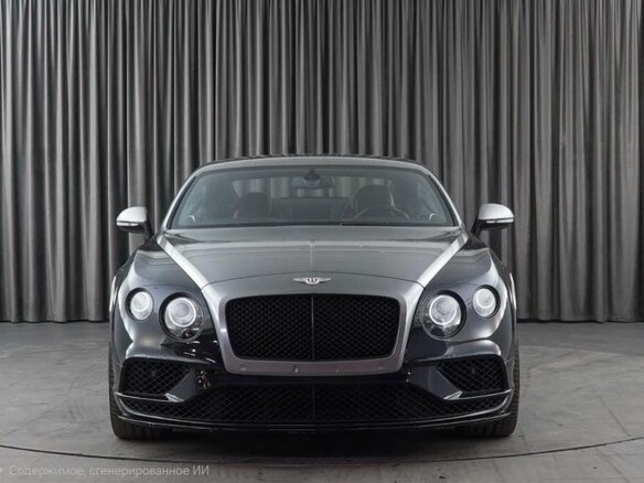 2016 Bentley Continental GT S II Рестайлинг, чёрный, 6299999 рублей - вид 1