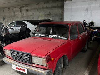 2007 Lada (ВАЗ) 2107, красный, 120000 рублей, вид 4