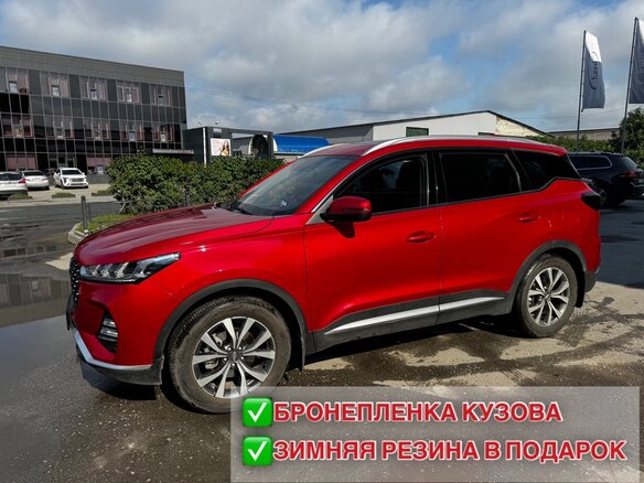 2022 Chery Tiggo 7 Pro I, красный, 2350000 рублей - вид 4