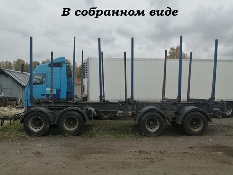 1989 Jyki Прицеп-лесовоз с раздвижной рамой, серый, 690000 рублей, вид 2