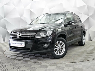 2016 Volkswagen Tiguan I Рестайлинг, чёрный, 1442000 рублей, вид 1