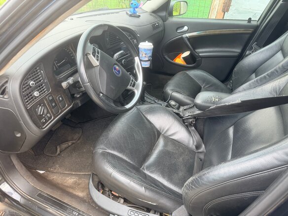 2008 Saab 9-5 I Рестайлинг 2, чёрный, 750000 рублей - вид 4